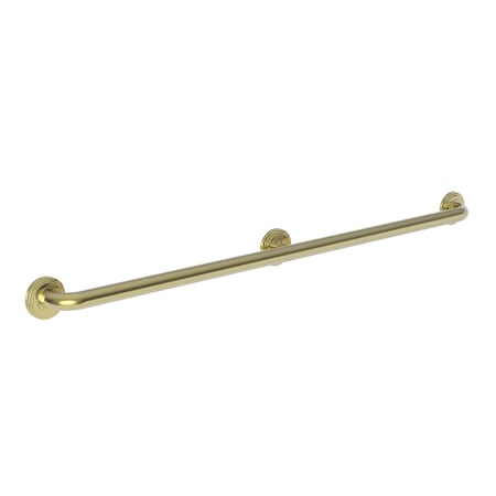 Newport Brass Three Post 42" Grab Bar in Polished Brass  Uncoated (Living), 45" L, Solid Brass 1600-3942-03N